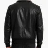Men Vintage Bomber Detachable Fur Collar Jacket