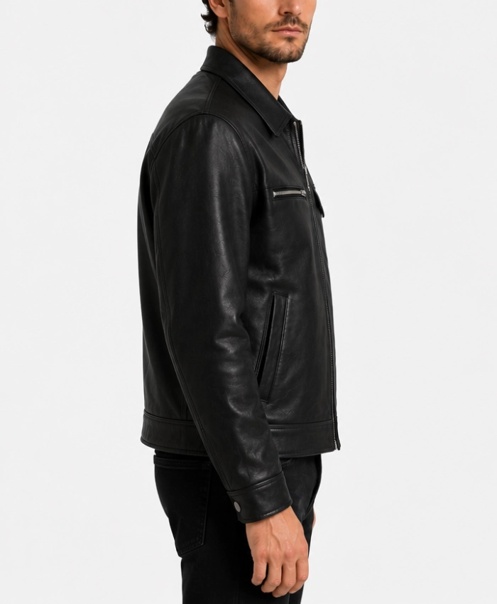 Mens Highwayman Jacket in Black