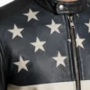 American Flag Leather Motorcycle Jacket