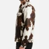 Chest Pocket Mens Classic Cowhide Leather Jacket