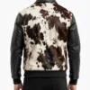 Mens Cowhide and Genuine Leather Jacket