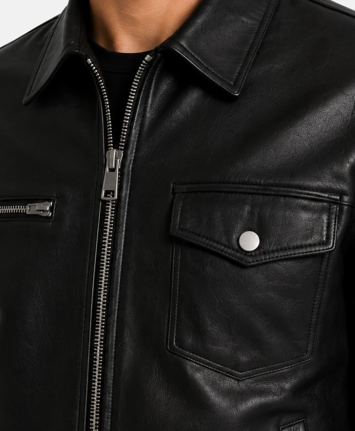 Mens Black Highwayman Jacket