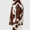 Mens Trucker Cowhide Leather Jacket