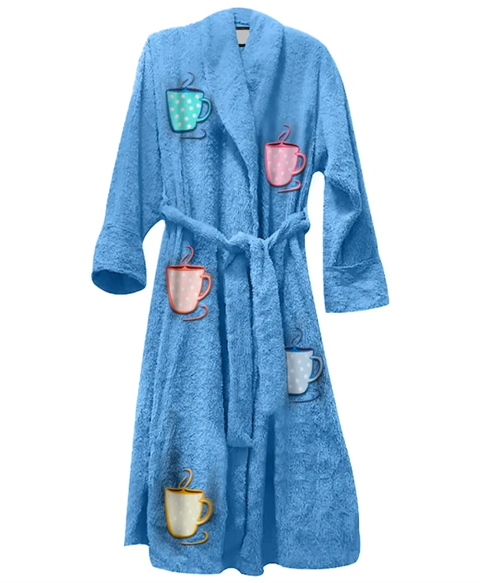 Blue Mug Life Bathrobe
