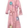 Pink Mug Life Bathrobe