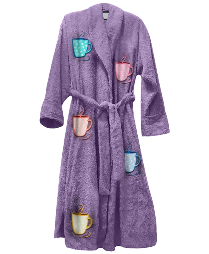 Purple Mug Life Bathrobe