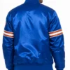 Ny Knicks Striped Royal Blue Jacket Back