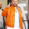 Fat Joe ABC Studios 2026 Orange Jacket