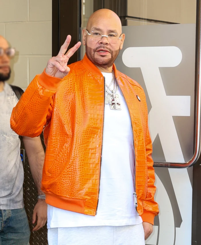 Fat Joe ABC Studios 2026 Orange Jacket