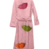 Lush Lips Bathrobe in pink