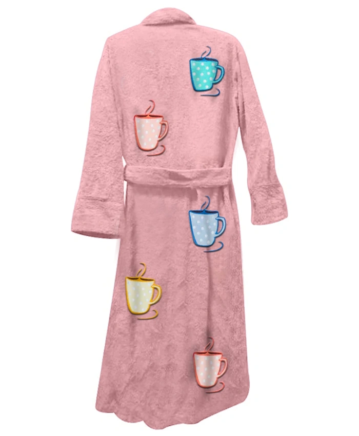 Mug Life Bathrobe in light pink