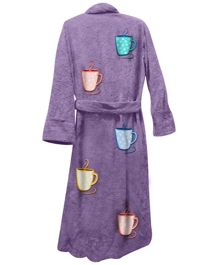 Mug Life Bathrobe in purple