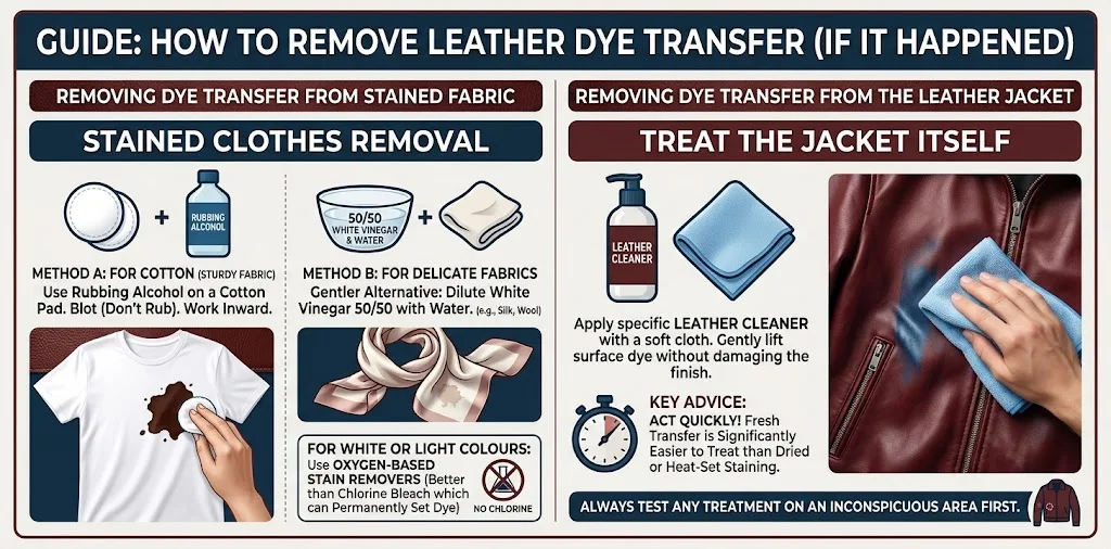 Prevent Leather Jacket Dye Bleeding