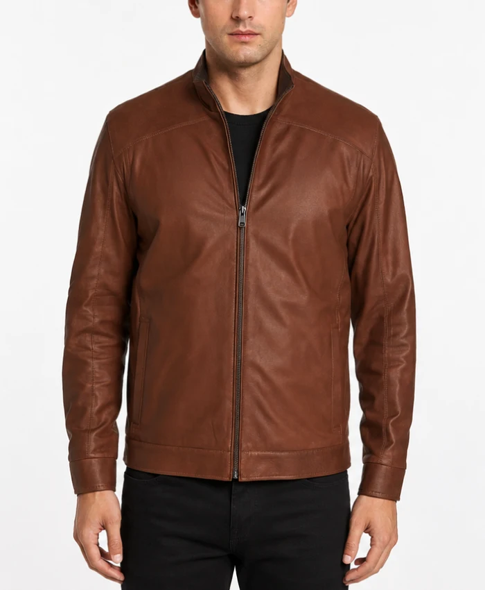 Brown Remy Leather Jacket