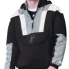 Charger Black-Silver San Antonio Spurs Half-Zip Pullover Jacket