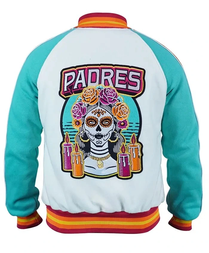 San Diego Padres La Catrina City Connect Jacket back