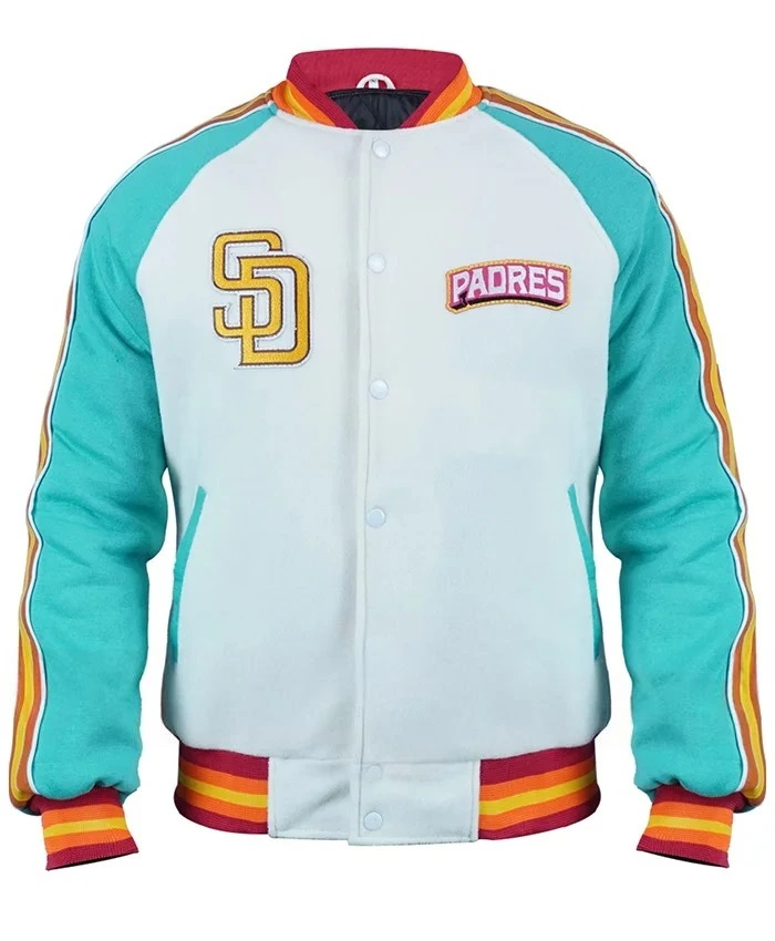 San Diego Padres La Catrina City Connect Jacket front
