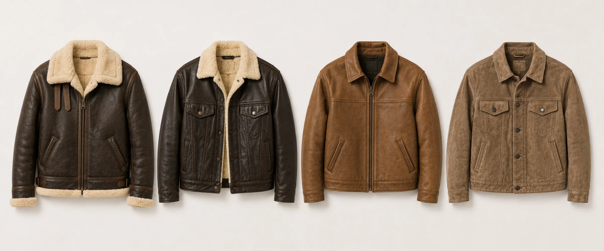 Shearling, Suede and Specialty Material Jackets Types