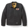 Shop Harley Davidson x Dickies Quilted Lined Eisenhower Black Cotton Jacket