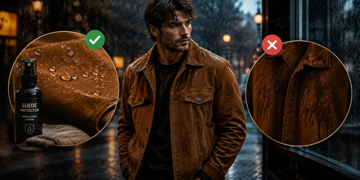 Should I Wear A Suede Jacket In The Rain