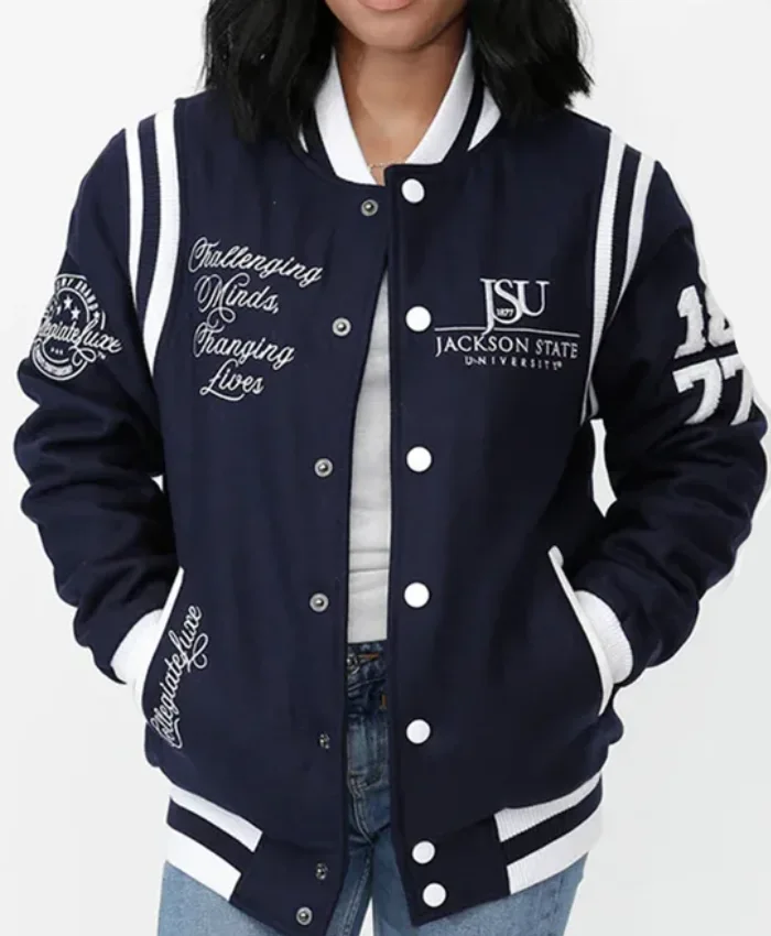 Buy Tigers Jackson State University Motto 2 0 Varsity Jacket