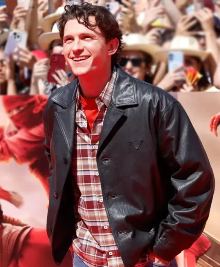 Tom Holland Spider-Man New Day Premier Leather Jacket