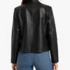 Buy Womens Open Front Leather Cropped Style Blazer