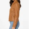 Buy Petite Tan Leather Jacket for women