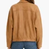 Buy Womens Slochy Tan Leather Jacket