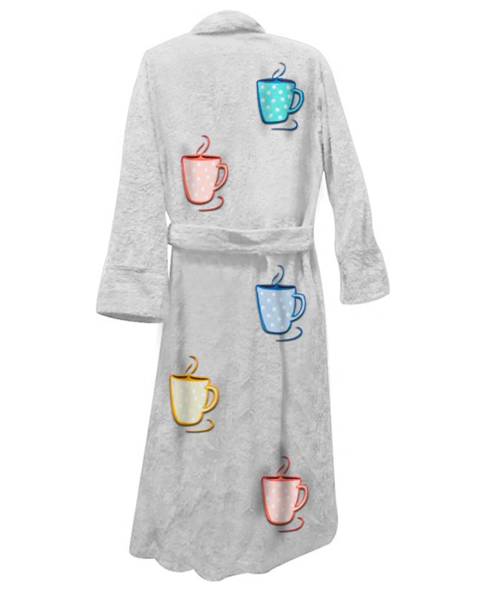 Mug Life Bathrobe in white