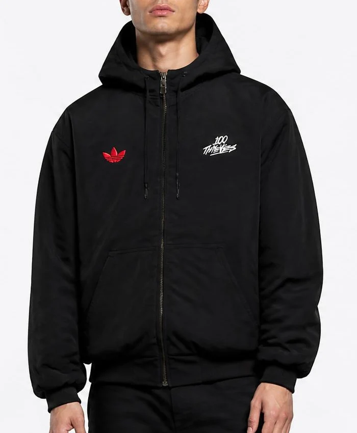 100 Thieves x Adidas Originals Track Jacket Mens