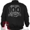 100th Season Boss NY Giants Hugo Bomber Jacket Black