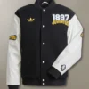 1897 JUVENTUS Black And White Varsity Letterman Jacket