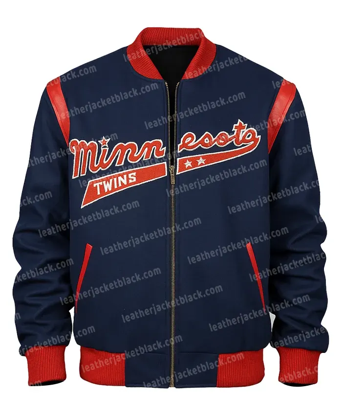 1965 Minnesota Twins Bomber Navy Jacket