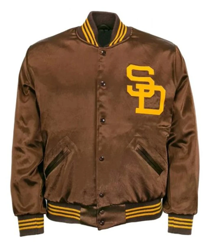 1969 San Diego Padres Brown Varsity Jacket