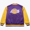 1983 NBA All Star Game Los Angeles Lakers Purple Satin Full Zip Jacket