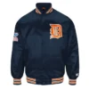 1984s Detroit Tigers Dugout Navy Satin Jacket