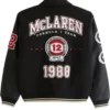 1988 McLaren Racing Black Bomber Jacket