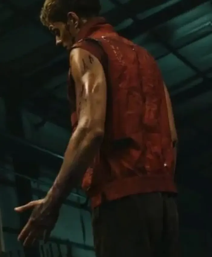 2023 Boy Kills World Red Bill Skarsgard Vest