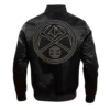 2023 Finals Champions Denver Nuggets Black Jacket Back