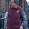 2025 Movie Man Vs Baby Rowan Atkinson Purple Zip Up Vest