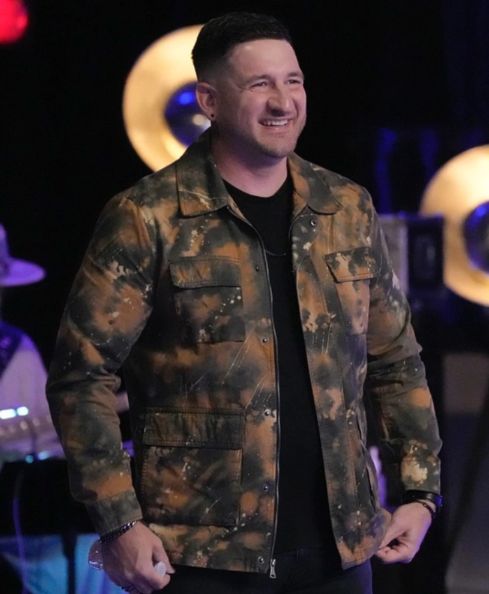 Rob Cole The Voice S28 Camo Field Jacket