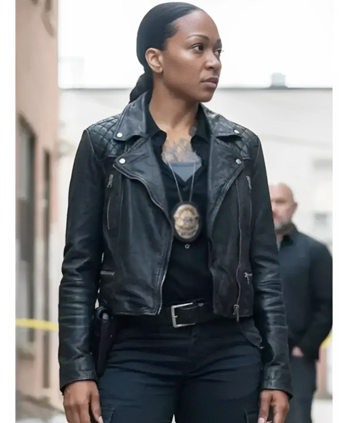 Kali Reis Mercy 2026 Black Leather Jacket