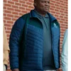 2026 Film Signing Tony Raymond Blue Quilted Puffer Jacket