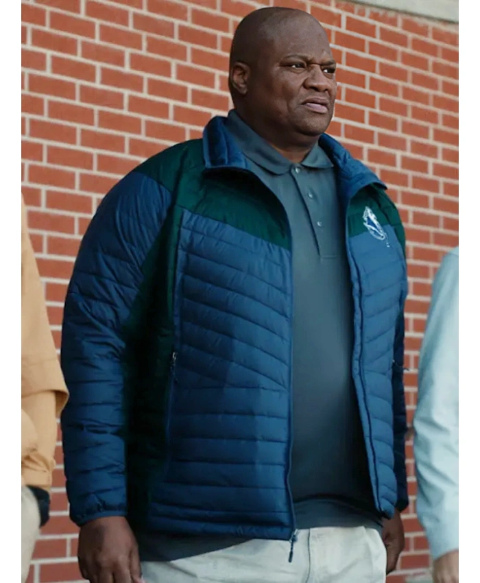 2026 Film Signing Tony Raymond Blue Quilted Puffer Jacket