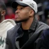 2026 Giannis Antetokounmpo Black Denim Jacket