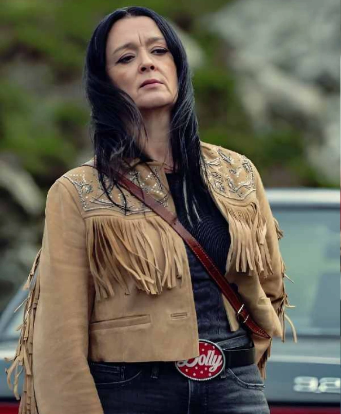 2026 Heaven From Belfast Bookers Suede Fringe Jacket