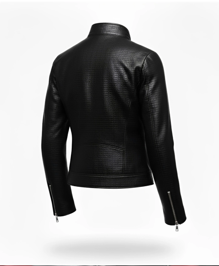 Lisa X Kith Nikita Monogram Leather Jacket - Image 6