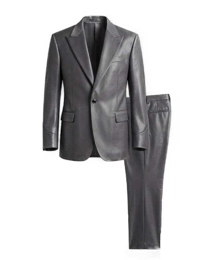 Travis Scott Father Grey Suit - Image 2