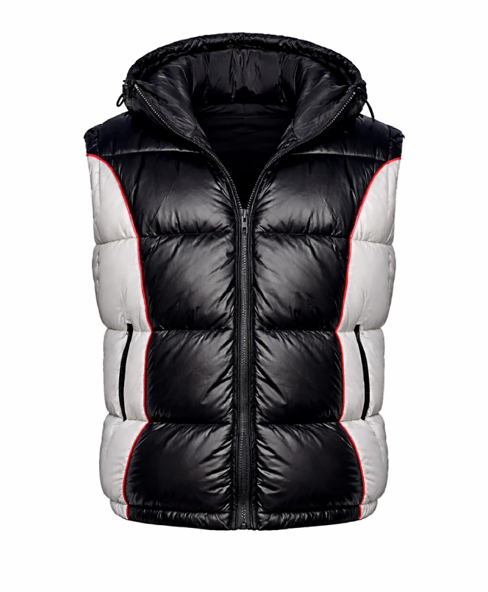 2026 NBA All Star Game Vin Diesel Black And Grey Puffer Vest